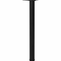 4 Höjdjusterbara bordsben i svart 710 mm