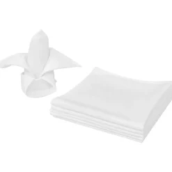 Discount vidaXL 10 Servetter 50 x 50 cm Vit