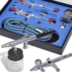Airbrush Set med 2 sprutpistoler