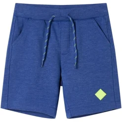 Outlet vidaXL Barnshorts med snöre melange 116 Blå
