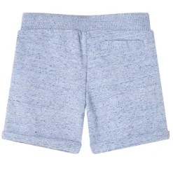 Outlet vidaXL Barnshorts med snöre melange 116 Blå
