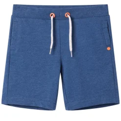 Online vidaXL Barnshorts med snöre mörk melange 116 Blå