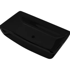 vidaXL Handfat i keramik rektangulär Svart