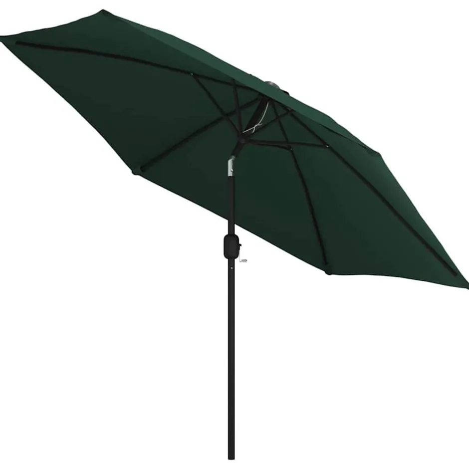 Hot vidaXL Parasoll t Stål 3 meter Grön