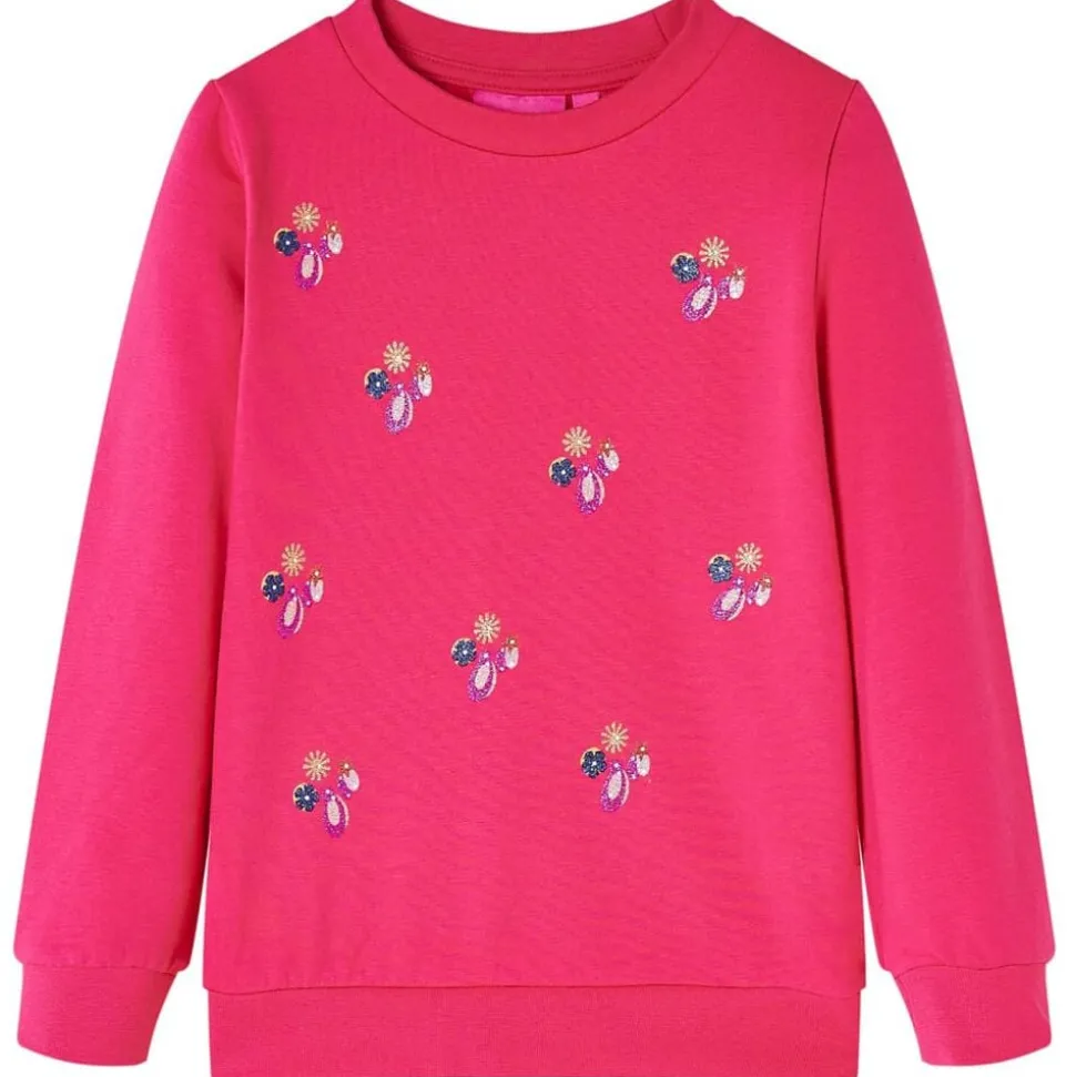 Tröja för barn stark rosa 92