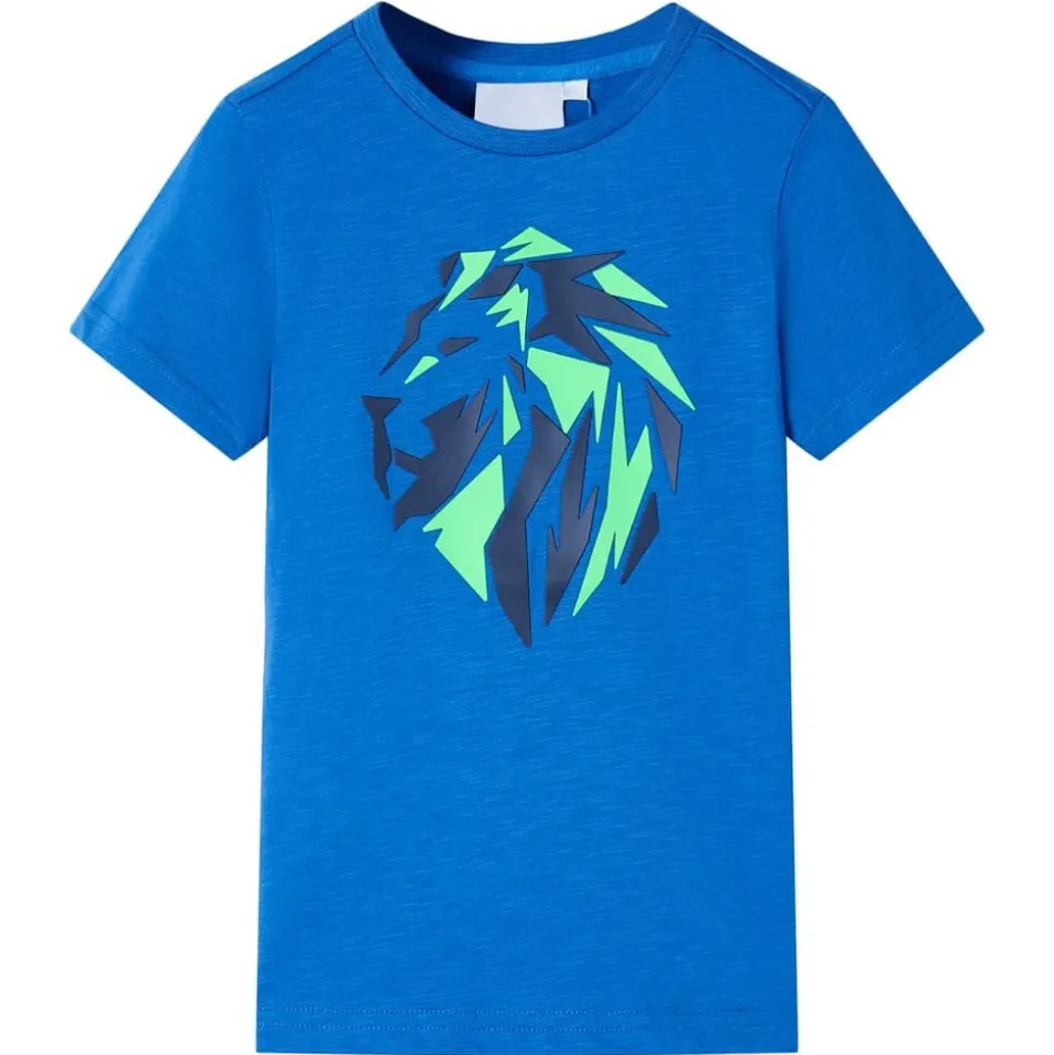 T-shirt för barn blå 104