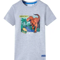 T-shirt för barn grå 116