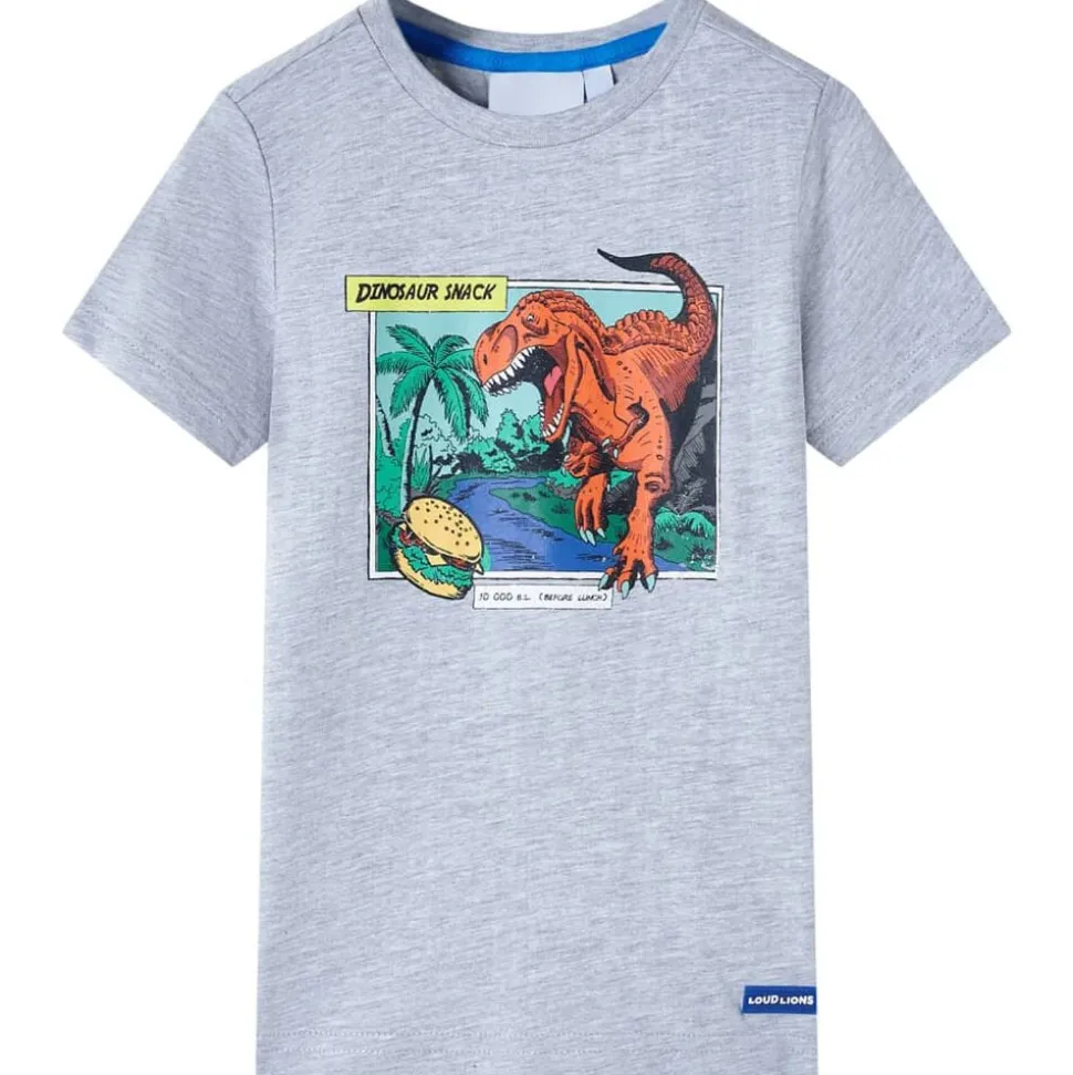 T-shirt för barn grå 116