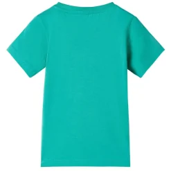 Discount vidaXL T-shirt för barn 140 Grön