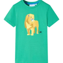 Best vidaXL T-shirt för barn 104 Grön