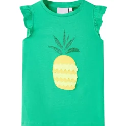T-shirt för barn grön 116