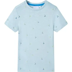 T-shirt för barn ljusblå 104