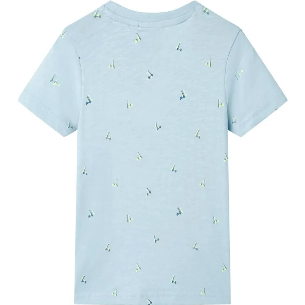 T-shirt för barn ljusblå 104