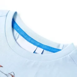 T-shirt för barn ljusblå 104