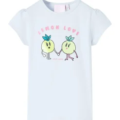T-shirt för barn ljusblå 140