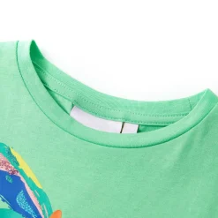 T-shirt för barn ljusgrön 104