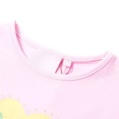 Clearance vidaXL T-shirt för barn ljus 116 Rosa