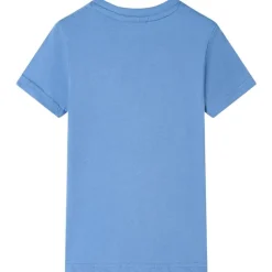 vidaXL T-shirt för barn medel 104 Blå