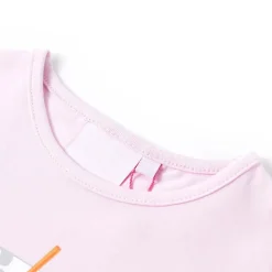 T-shirt för barn mild rosa 116