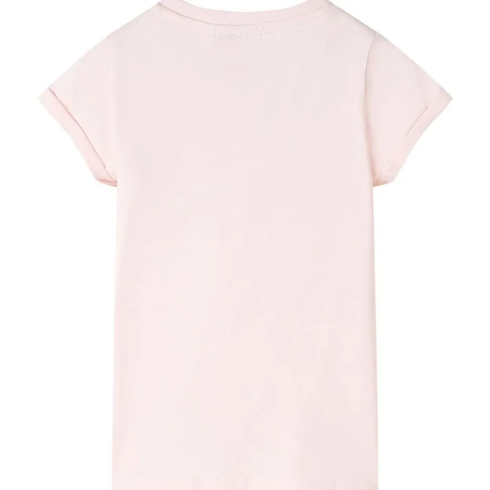 T-shirt för barn mjuk rosa 92