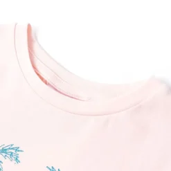 T-shirt för barn mjuk rosa 92