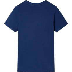 Discount vidaXL T-shirt för barn mörk 116 Blå