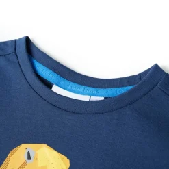 T-shirt för barn mörkblå 116