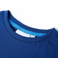 T-shirt för barn mörkblå 128