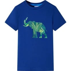 T-shirt för barn mörkblå 104