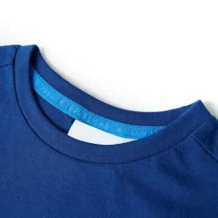 T-shirt för barn mörkblå 104
