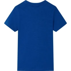 Outlet vidaXL T-shirt för barn mörkgrå 104 Blå