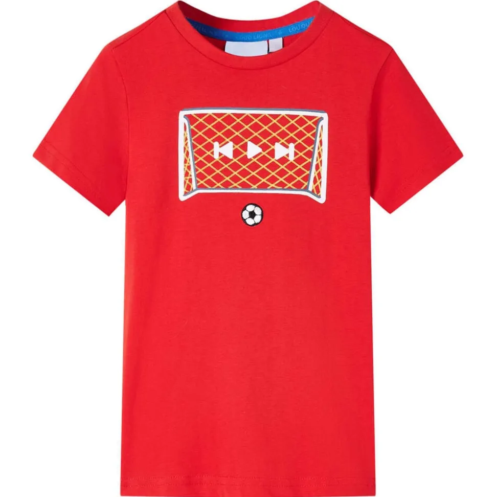 T-shirt för barn röd 92