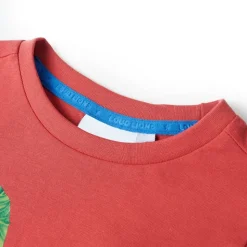 T-shirt för barn röd 128