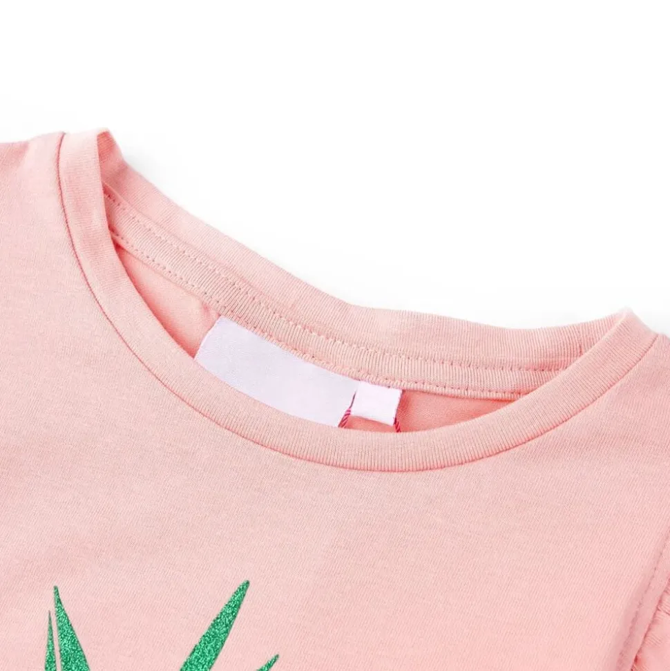 T-shirt för barn rosa 116