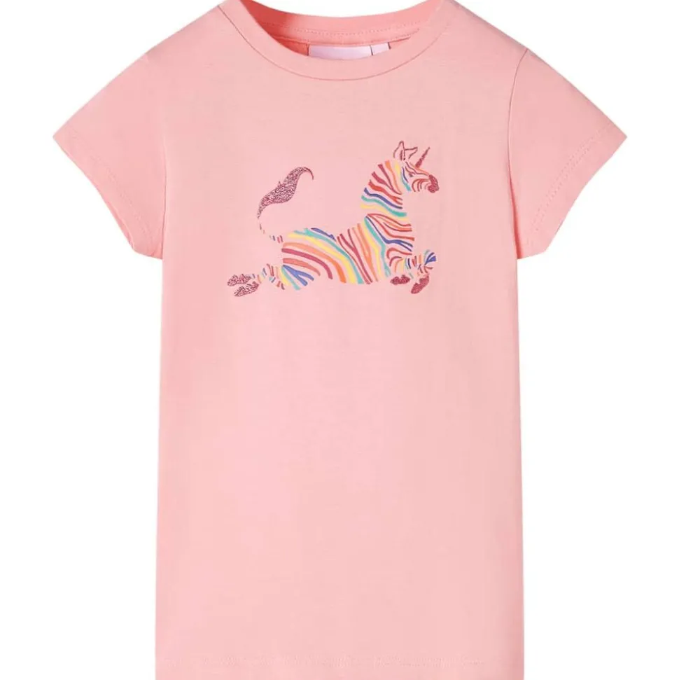 T-shirt för barn rosa 104