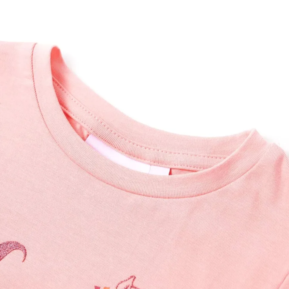 T-shirt för barn rosa 104