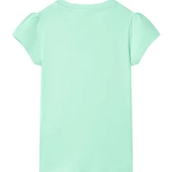 T-shirt för barn stark grön 116