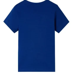 T-shirt med korta ärmar för barn mörkblå 104