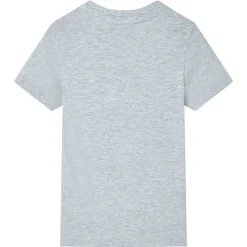 T-shirt med korta ärmar för barn grå 140