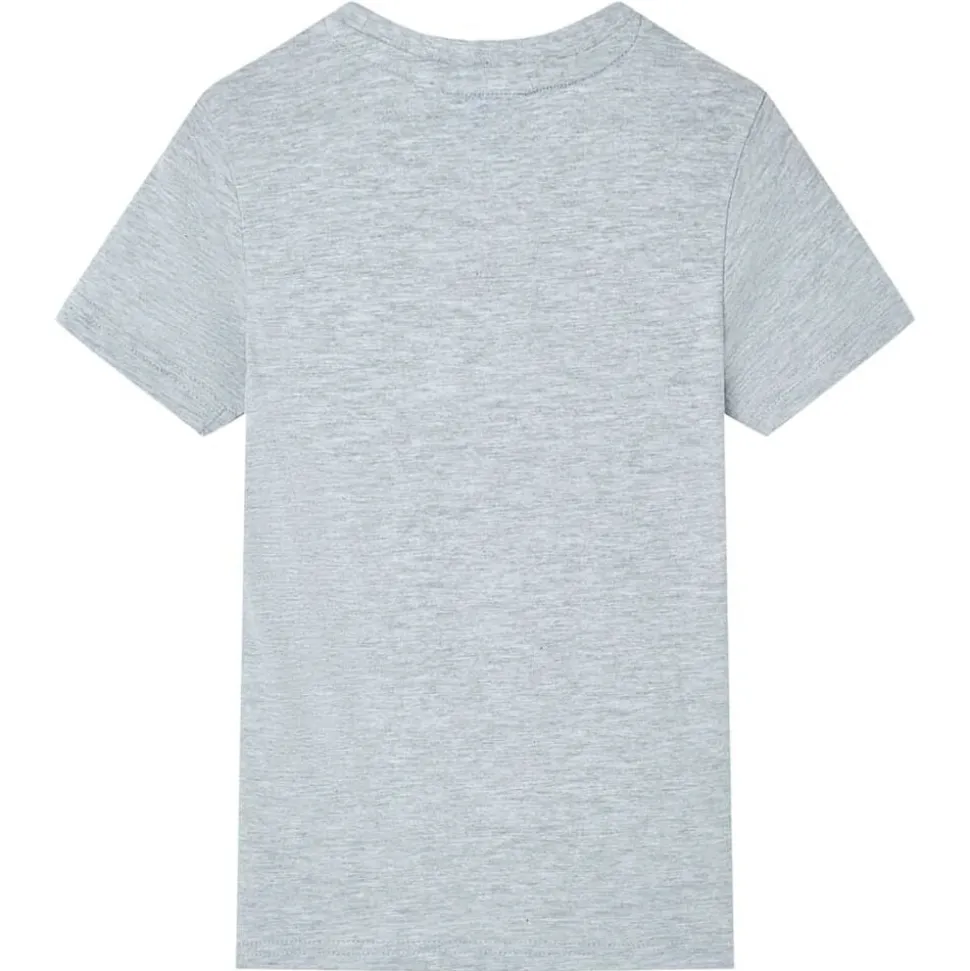 T-shirt med korta ärmar för barn grå 140