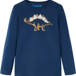 Online vidaXL T-shirt med långa ärmar för barn 104 Marinblå