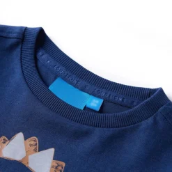 Online vidaXL T-shirt med långa ärmar för barn 104 Marinblå