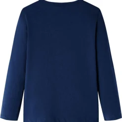 Hot vidaXL T-shirt med långa ärmar för barn 104 Marinblå