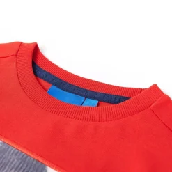 Clearance vidaXL T-shirt med långa ärmar för barn 128 Röd