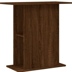 vidaXL Akvariebänk brun ek 75x36x72,5 cm konstruerat trä