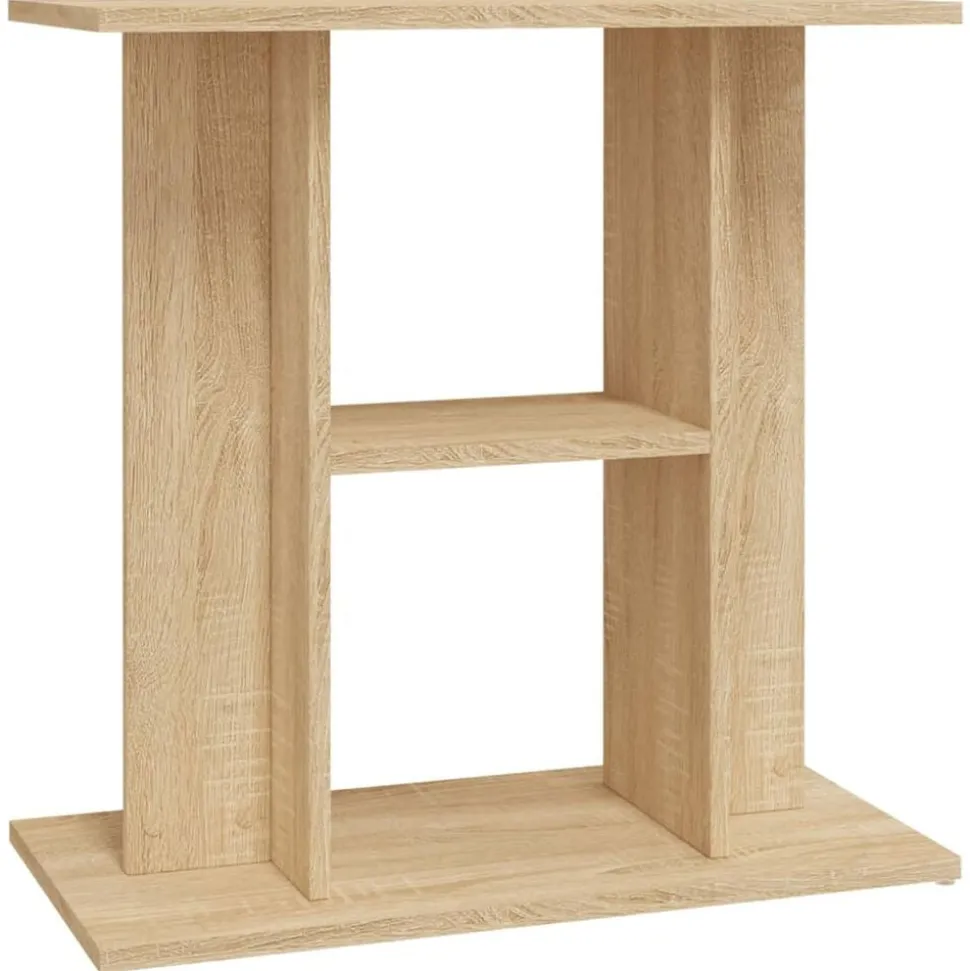 vidaXL Akvariebänk sonoma-ek 60x30x60 cm konstruerat trä
