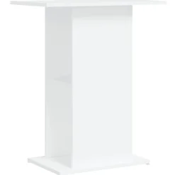 Outlet vidaXL Akvariebänk 60,5x36x72,5 cm konstruerat trä Vit