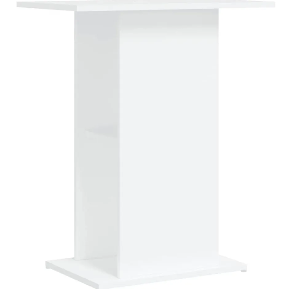 Outlet vidaXL Akvariebänk 60,5x36x72,5 cm konstruerat trä Vit