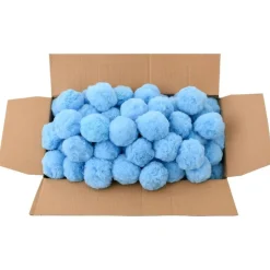 vidaXL Antibakteriella filterbollar blå 2100 g polyeten