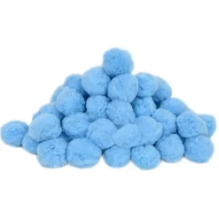 vidaXL Antibakteriella filterbollar 700 g polyeten Blå